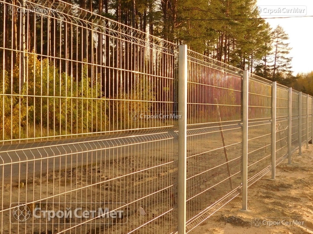 Фото 562. Забор из оцинкованных 3d, 3Д панелей, фотографии фото под ключ с установкой под заказ купить в Минске